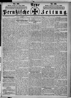 Neue preußische Zeitung vom 23.02.1882