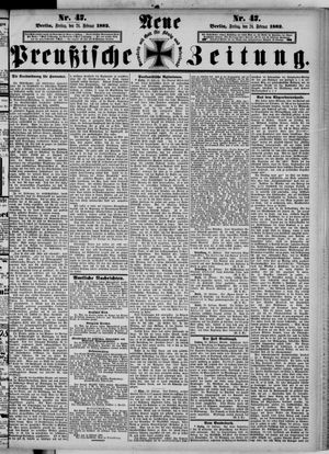 Neue preußische Zeitung vom 24.02.1882