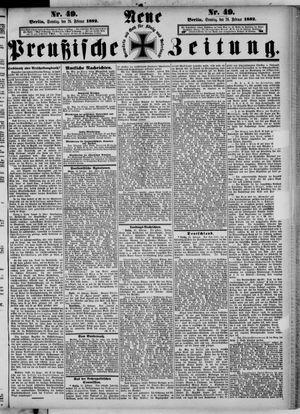 Neue preußische Zeitung vom 26.02.1882