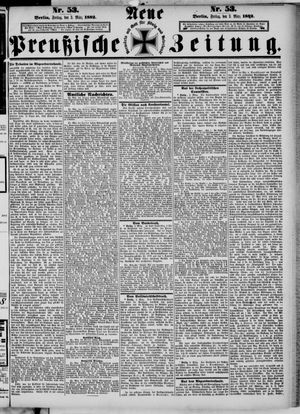 Neue preußische Zeitung vom 03.03.1882
