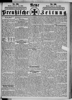 Neue preußische Zeitung vom 07.03.1882