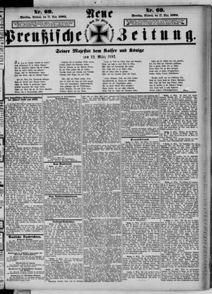 Neue preußische Zeitung vom 22.03.1882