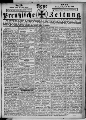 Neue preußische Zeitung vom 28.03.1882