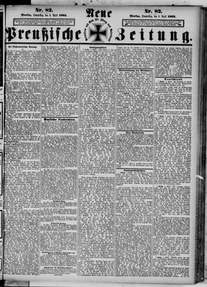 Neue preußische Zeitung vom 06.04.1882