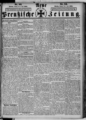 Neue preußische Zeitung vom 09.04.1882