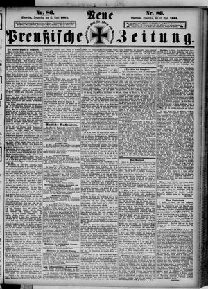 Neue preußische Zeitung vom 13.04.1882