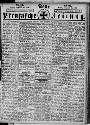 Neue preußische Zeitung vom 14.04.1882