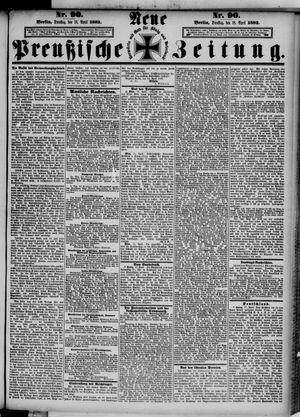 Neue preußische Zeitung vom 18.04.1882