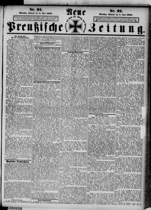 Neue preußische Zeitung vom 19.04.1882
