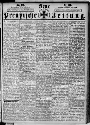 Neue preußische Zeitung vom 21.04.1882