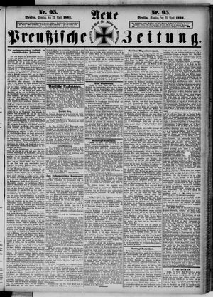 Neue preußische Zeitung vom 23.04.1882