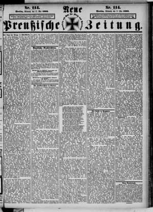 Neue preußische Zeitung vom 17.05.1882