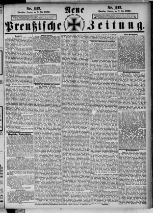 Neue preußische Zeitung vom 21.05.1882