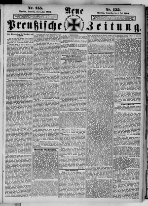 Neue preußische Zeitung vom 06.07.1882