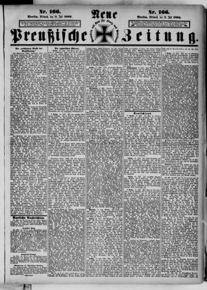 Neue preußische Zeitung vom 19.07.1882