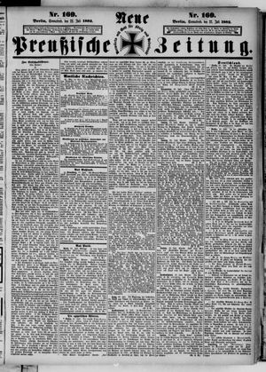 Neue preußische Zeitung vom 22.07.1882