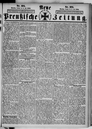 Neue preußische Zeitung vom 25.07.1882