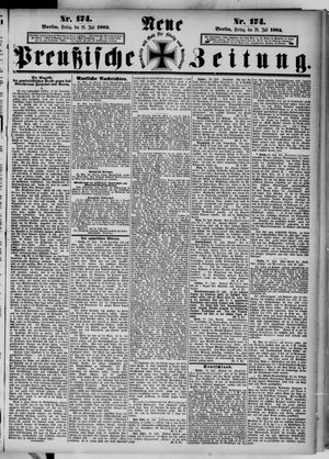 Neue preußische Zeitung vom 28.07.1882