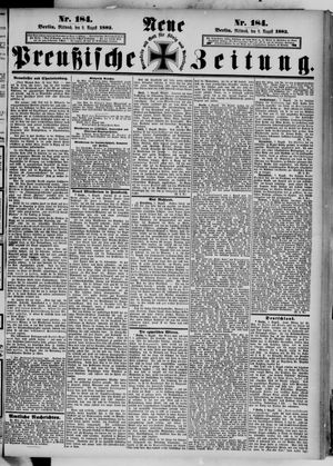 Neue preußische Zeitung vom 09.08.1882