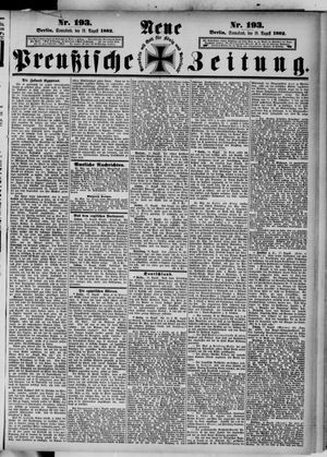 Neue preußische Zeitung vom 19.08.1882