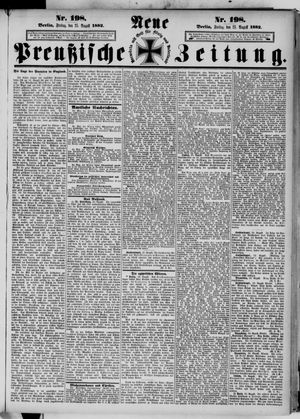 Neue preußische Zeitung vom 25.08.1882