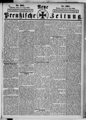 Neue preußische Zeitung vom 29.08.1882