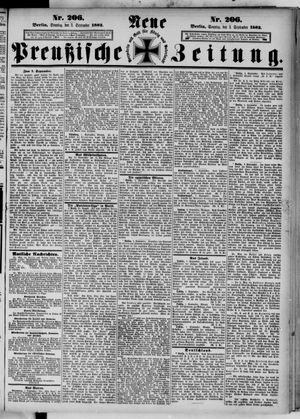 Neue preußische Zeitung vom 03.09.1882