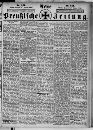 Neue preußische Zeitung vom 09.09.1882