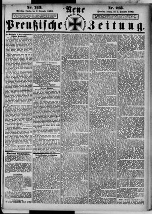 Neue preußische Zeitung vom 12.09.1882
