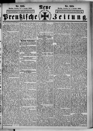 Neue preußische Zeitung vom 14.09.1882