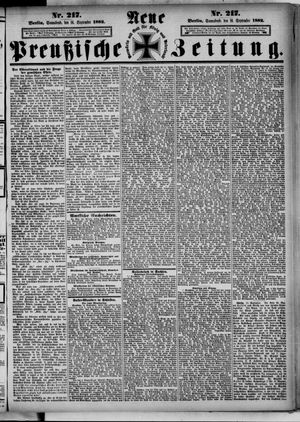 Neue preußische Zeitung vom 16.09.1882