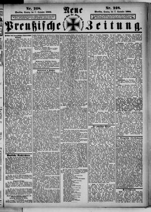 Neue preußische Zeitung vom 17.09.1882
