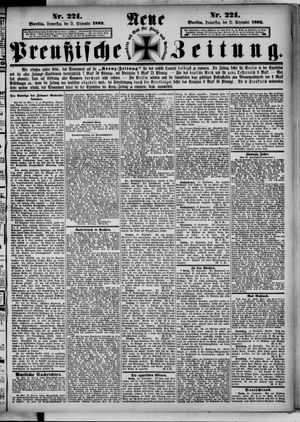 Neue preußische Zeitung vom 21.09.1882