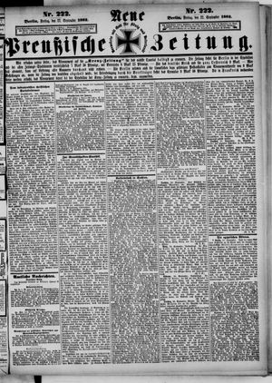 Neue preußische Zeitung vom 22.09.1882