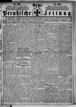 Neue preußische Zeitung vom 28.09.1882