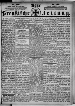 Neue preußische Zeitung vom 01.10.1882