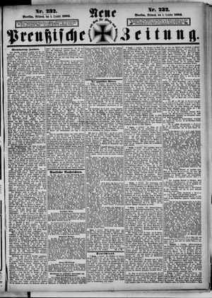 Neue preußische Zeitung vom 04.10.1882