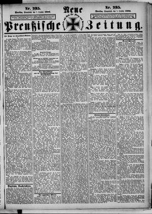 Neue preußische Zeitung on Oct 7, 1882