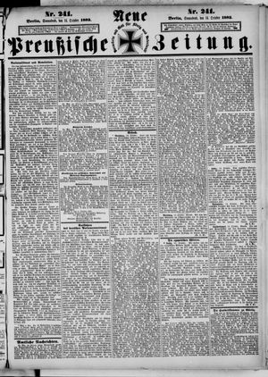 Neue preußische Zeitung vom 14.10.1882