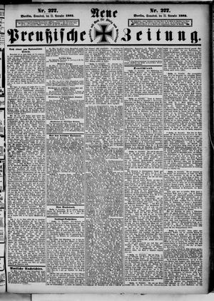 Neue preußische Zeitung vom 25.11.1882