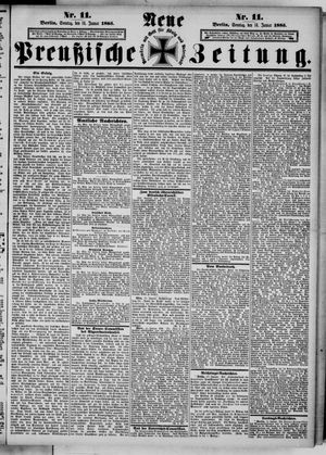 Neue preußische Zeitung vom 14.01.1883