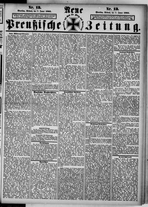 Neue preußische Zeitung vom 17.01.1883