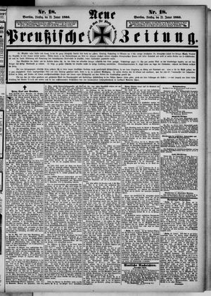 Neue preußische Zeitung vom 23.01.1883