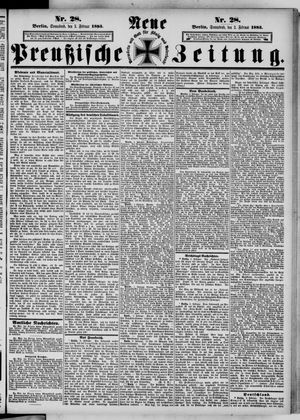 Neue preußische Zeitung vom 03.02.1883