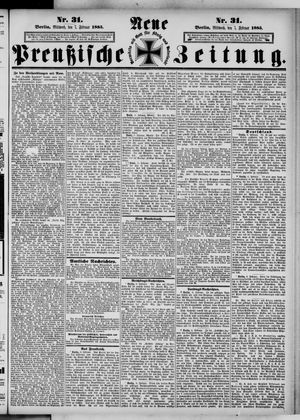 Neue preußische Zeitung vom 07.02.1883