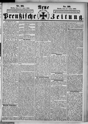 Neue preußische Zeitung vom 09.02.1883