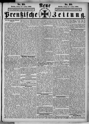 Neue preußische Zeitung vom 11.02.1883