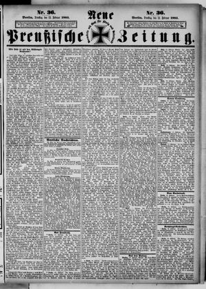 Neue preußische Zeitung on Feb 13, 1883