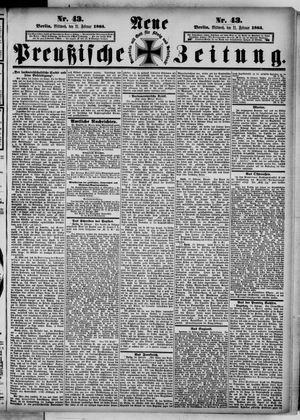 Neue preußische Zeitung vom 21.02.1883