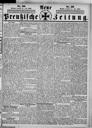Neue preußische Zeitung vom 01.03.1883